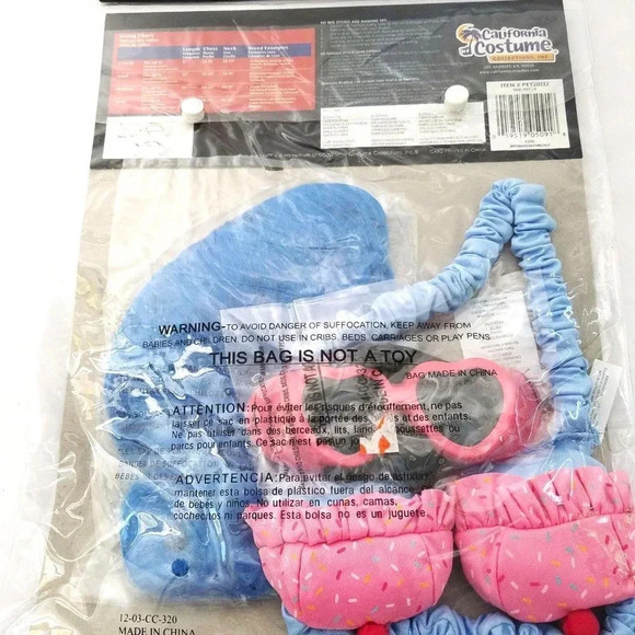 Katy Perry Dog Costume  Halloween Small - Picture 2 of 4